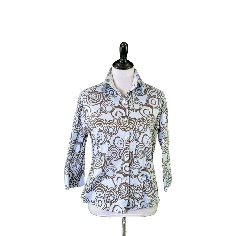 Liz Logie Floral Button Front Shirt
